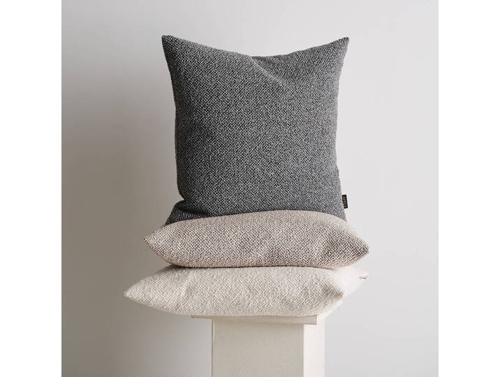 Housse de coussin Tony II Beige/Crème 46 x 46cm Tissu