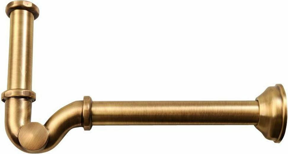 Sapho Bidet-sifon van messing met 5/4 inch aansluiting en 32 mm afvoer