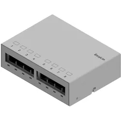 ZVK EL fixLink Unterbaupanel Consolidation Point 8 Port, Server Zubehör, Grau
