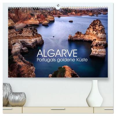 Algarve - Portugals goldene Küste (hochwertiger Premium Wandkalender 2026 DIN A2 quer), Kunstdruck in Hochglanz