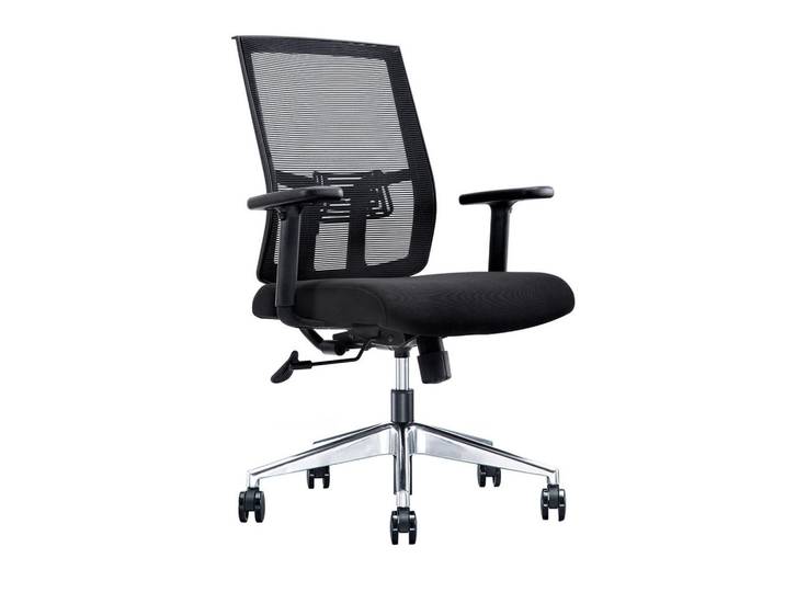 Svita Drehstuhl Premium Netzbezug Schwarz, 60x112x67 cm, Büromöbel, Bürostühle, Drehstühle