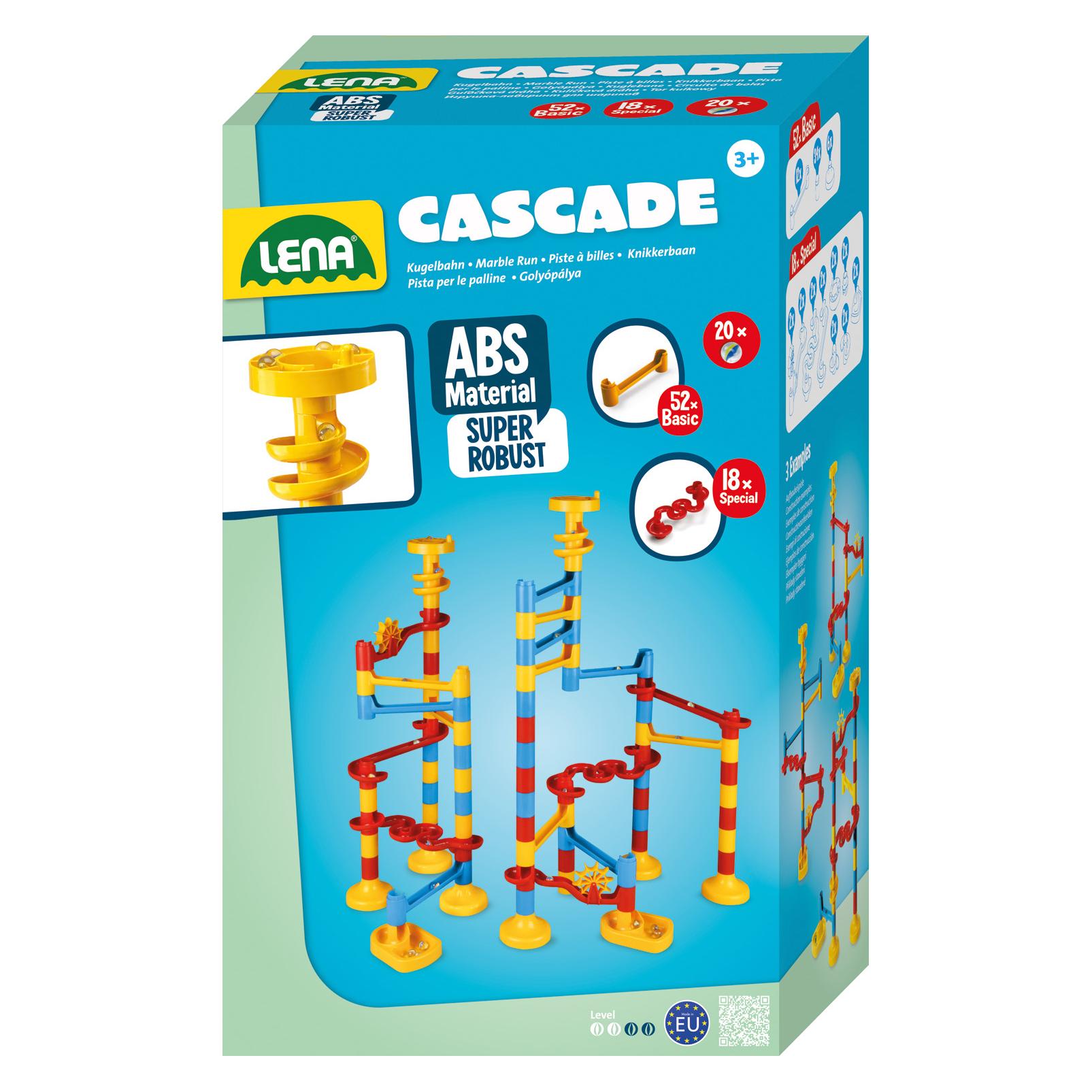 Lena Cascade Kugelbahn KIGA, Faltschachtel (65300)
