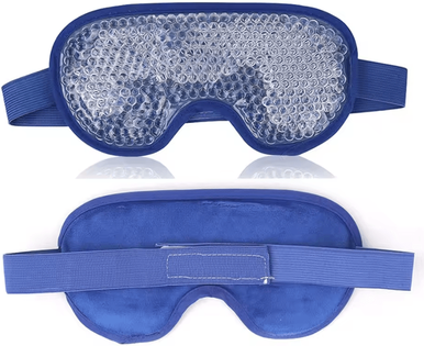 Inspire Curations Reusable Cooling Gel Eye Mask Cold Therapy Eye Ice Pack For Puffy Eyes And Eye Relaxation 1pc Royal Blue