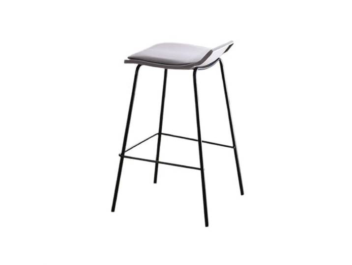 Barstühle Hochhocker, Barstuhl, Café-Stuhl, schwarze Barhocker(Grigio)