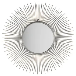 WANDSPIEGEL silber Sonnenoptik 80 cm Cilly