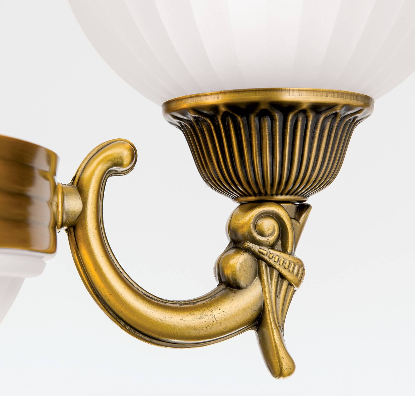 Orion Chandelier Rocca, dimmable, Bronze / antique brass, Living / Dining Room, metal, Ceiling Light