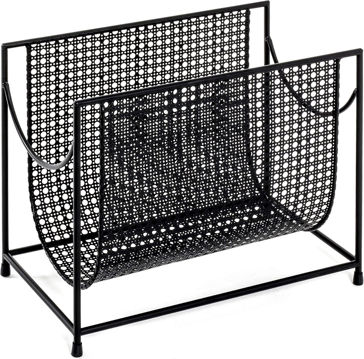 Metalen krantenstandaard in Art Deco stijl, Breedte: 37 cm