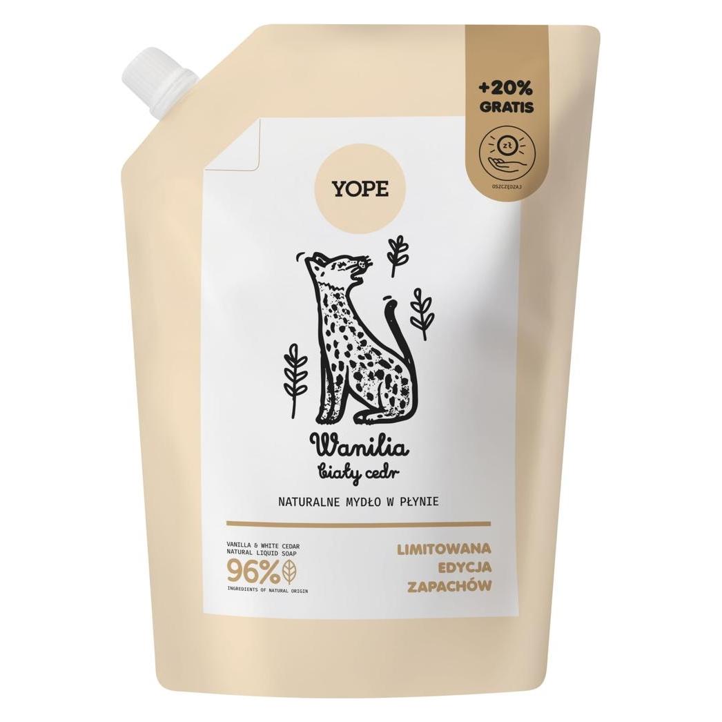 Yope Liquid Soap Refill Vanilla & Cedar 600ml (600 ml) (66647525)