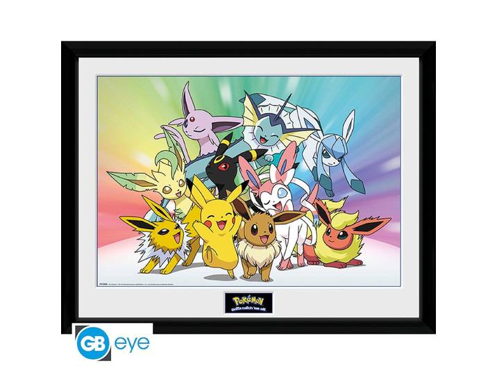 POKEMON Tirage encadré Evoli