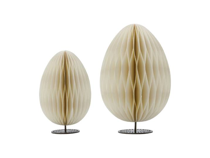 House Doctor Suspension/décoration d œufs de Pâques Eggs 2 pièces Off-white'