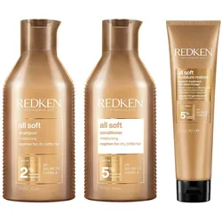 Redken All Soft Routine mit Leave-In Bundle