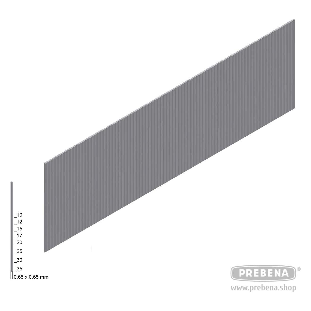 Prebena AL17CLS Pins (Stifte ohne Kopf) verbronzt (215038)