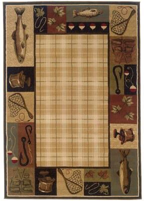 Style Haven Hearthstone Lodge Beige/ Black Area Rug