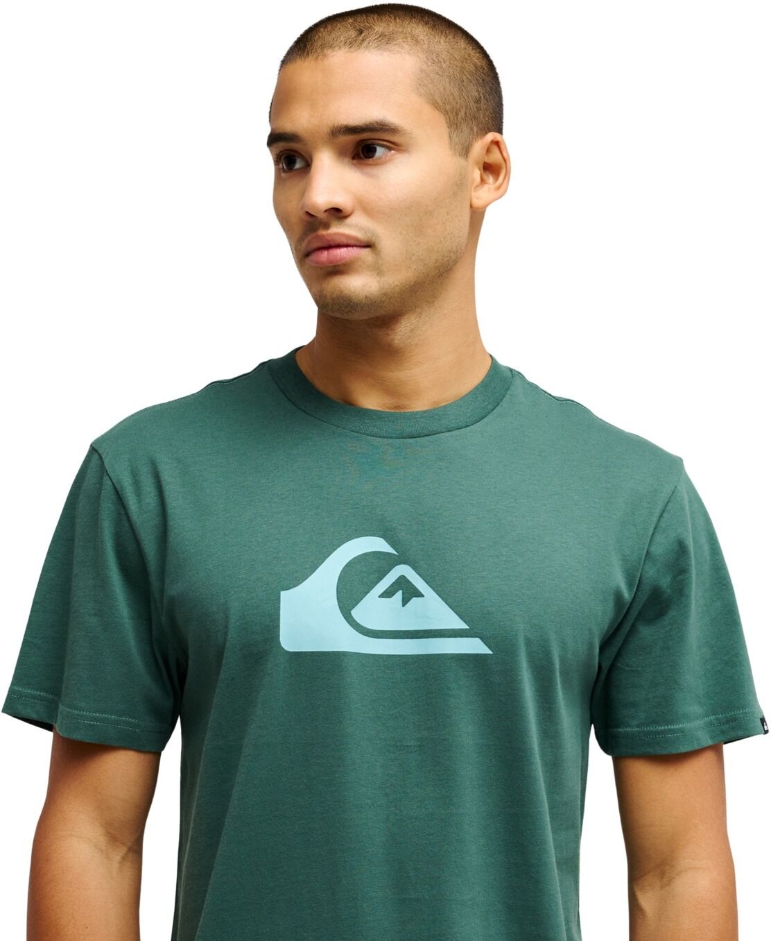 T-Shirt QUIKSILVER "Ev Comp Logo", Herren, Gr. L, forest, Obermaterial:100% Baumwolle, Shirts T-Shirt forest L