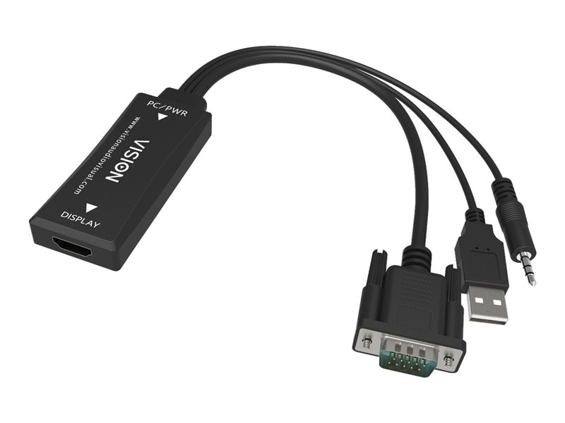 Vision TC2-VGAHDMI2 Converter, Zwart