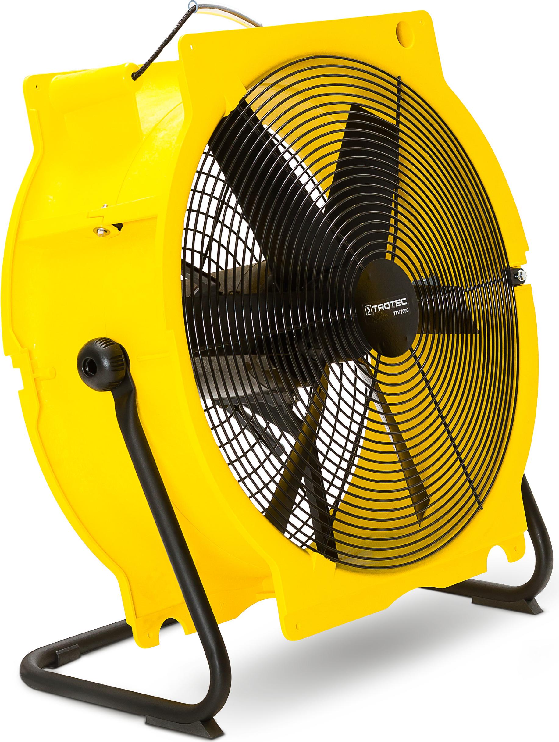 TROTEC Ventilator TTV 7000, IP55 spritzwassergeschützt, extrem robust, Staubklasse M