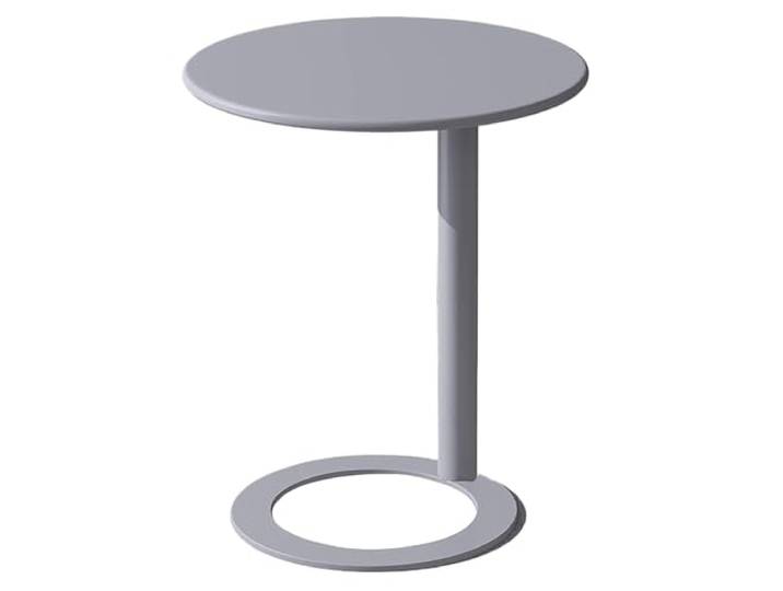 JIiopCFegh Stilvoller, platzsparender Beistelltisch aus Metall for Wohn(23.6″wx29″h,Grey)