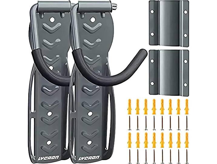 Fahrrad Wandhalterung 2er Set Stahl Ultimate Grey, Mehrfarbig, Metall, 1x3x2 cm, Freizeit & Co, Sport & Fitness, Fahrräder, Fahrradzubehör