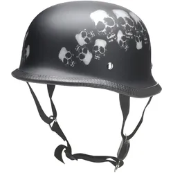 Redbike RK-305 Skull, Jethelm - Schwarz - XL