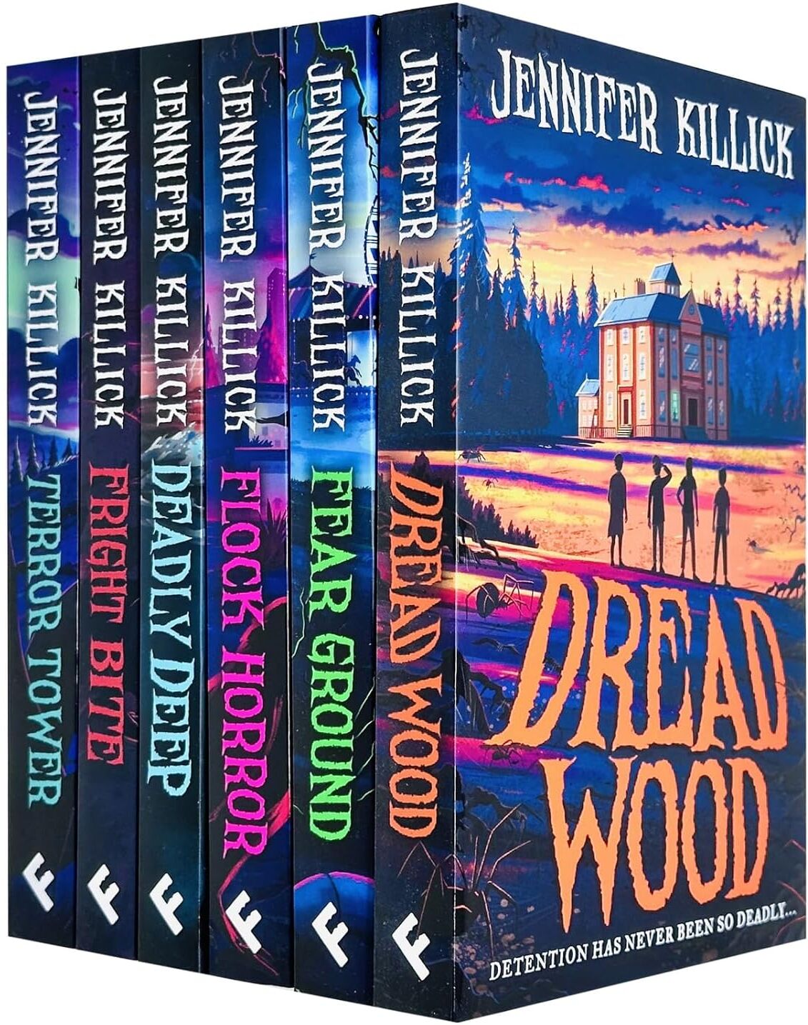 CB Books Jennifer Killick Dread Wood Series 6 Books Collection Set (Dread Wood, Fear Ground, Flock Horror, Deadly Deep, Fright Bite & Terror Tower)