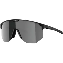 Bliz, Unisex, Sportbrille, Hero (Matt Black, Smoke Silver Mirror, smoke w silver mirror), Schwarz, Silber
