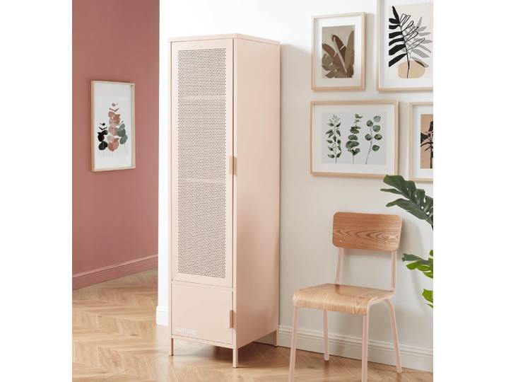 Vestiaire métal rose blush h180cm
