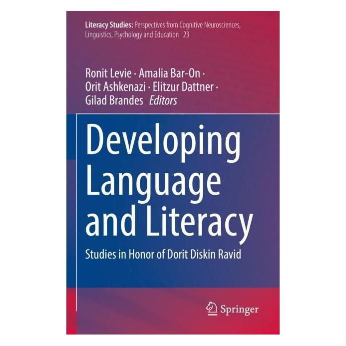 Springer Developing Language and Literacy (Englisch, Softcover, Amalia Bar-On, Elitzur Dattner, Gilad Brandes, Orit Ashkenazi, Orit Levie, Ronit Levie) (56971445)
