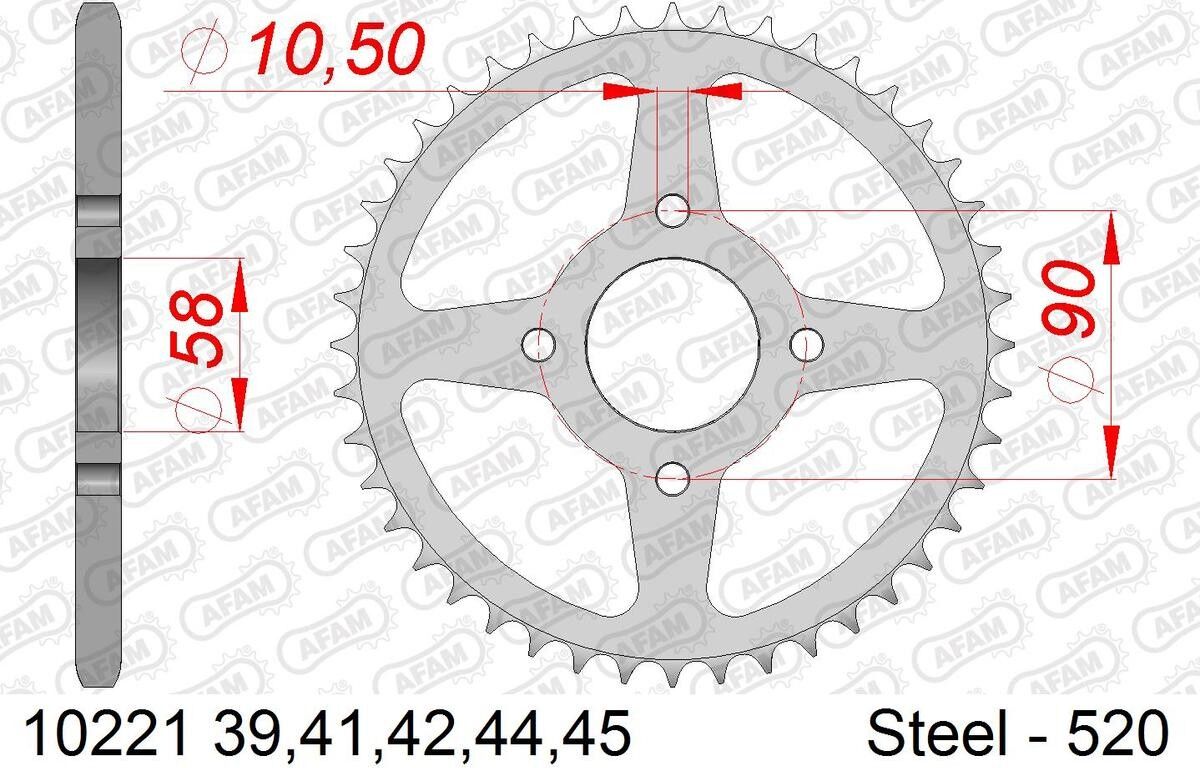 AFAM 10221-42 Chain Sprocket
