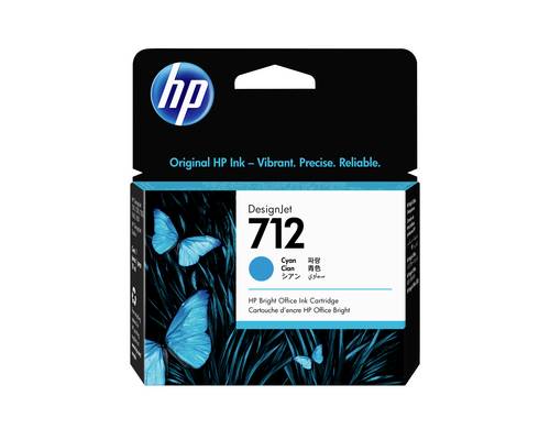 HP Druckerpatrone 712 Original Cyan 3ED67A