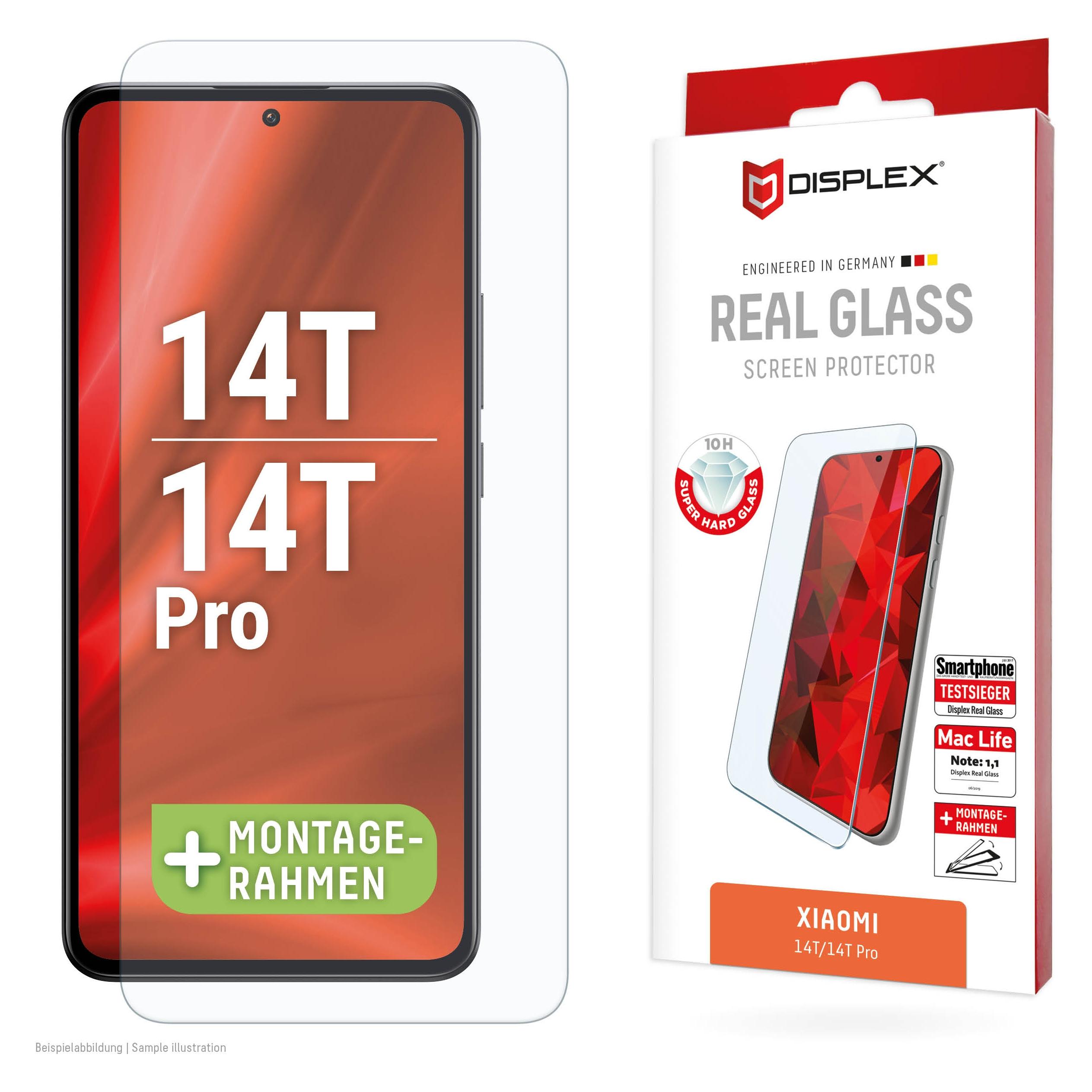 Displex Real Glass, 2D Panzerglas (1 Stk., Xiaomi 14T, Xiaomi 14T Pro) (02044)