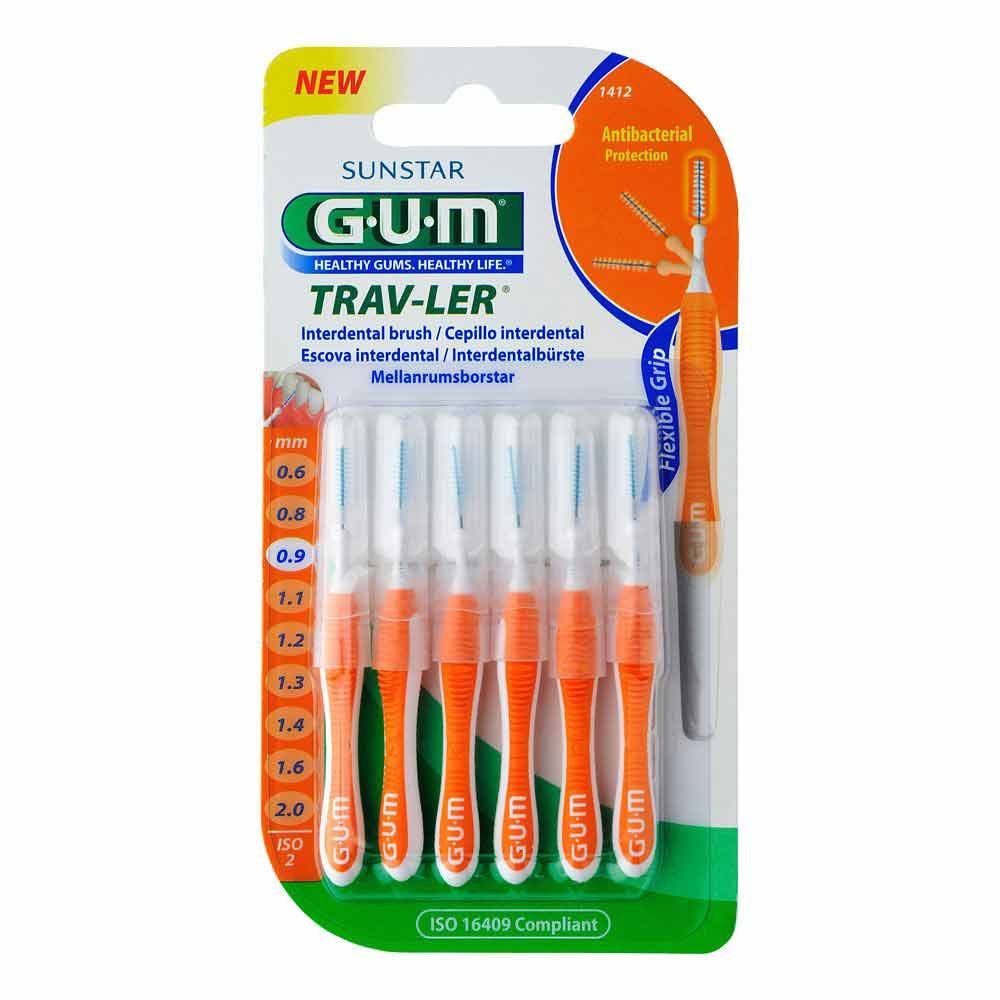 Sunstar Deutschland GmbH GUM TRAV-LER 0,9 mm orange (Kerze) 09714422
