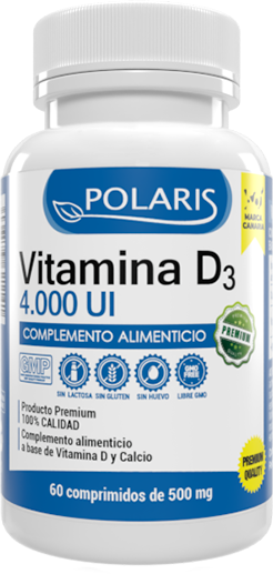 Polaris Vitamin D3 4000Ui 60 Tablets
