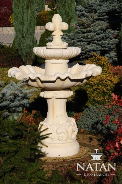 Zierbrunnen Springbrunnen Skulptur Brunnen Dekoration Garten Fontaine Napoli
