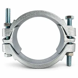 Schlauchklemme DIN 20039  2-teilig, Stahl verzinkt - 27-34 mm