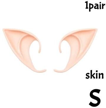 Uplift Treasures Silicone Elf Ears Cosplay Costume Accessories For Halloween And Fantasy Parties skin S