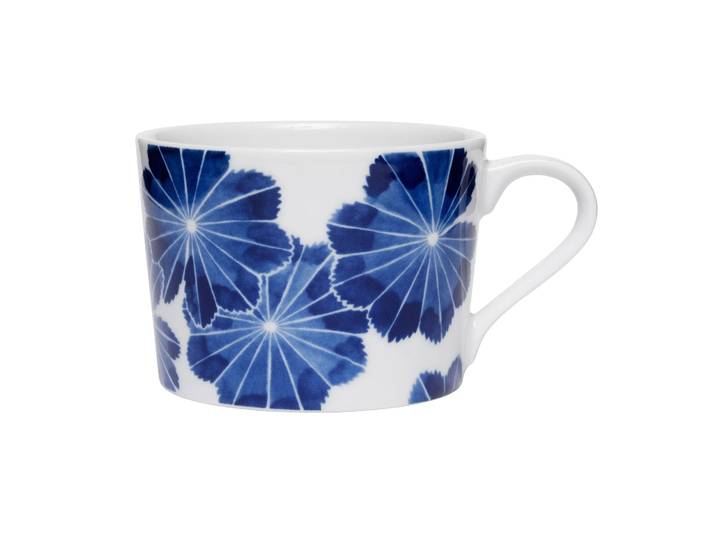 Götefors Porslin Tasse avec anse Botanica Alchémille commune