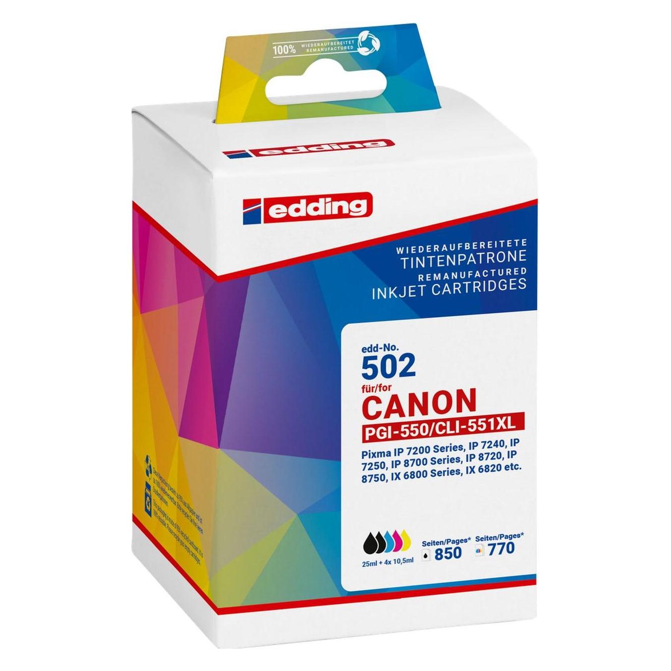 Edding EDD-502 (BK, C, M, PBK, Y) (18-502/18-502-01_70006)