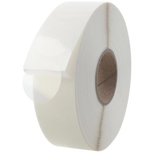 Böttcher-AG Verschlussetiketten Ø 30 mm, Folie, transparent, 2000 Stück, auf Rolle