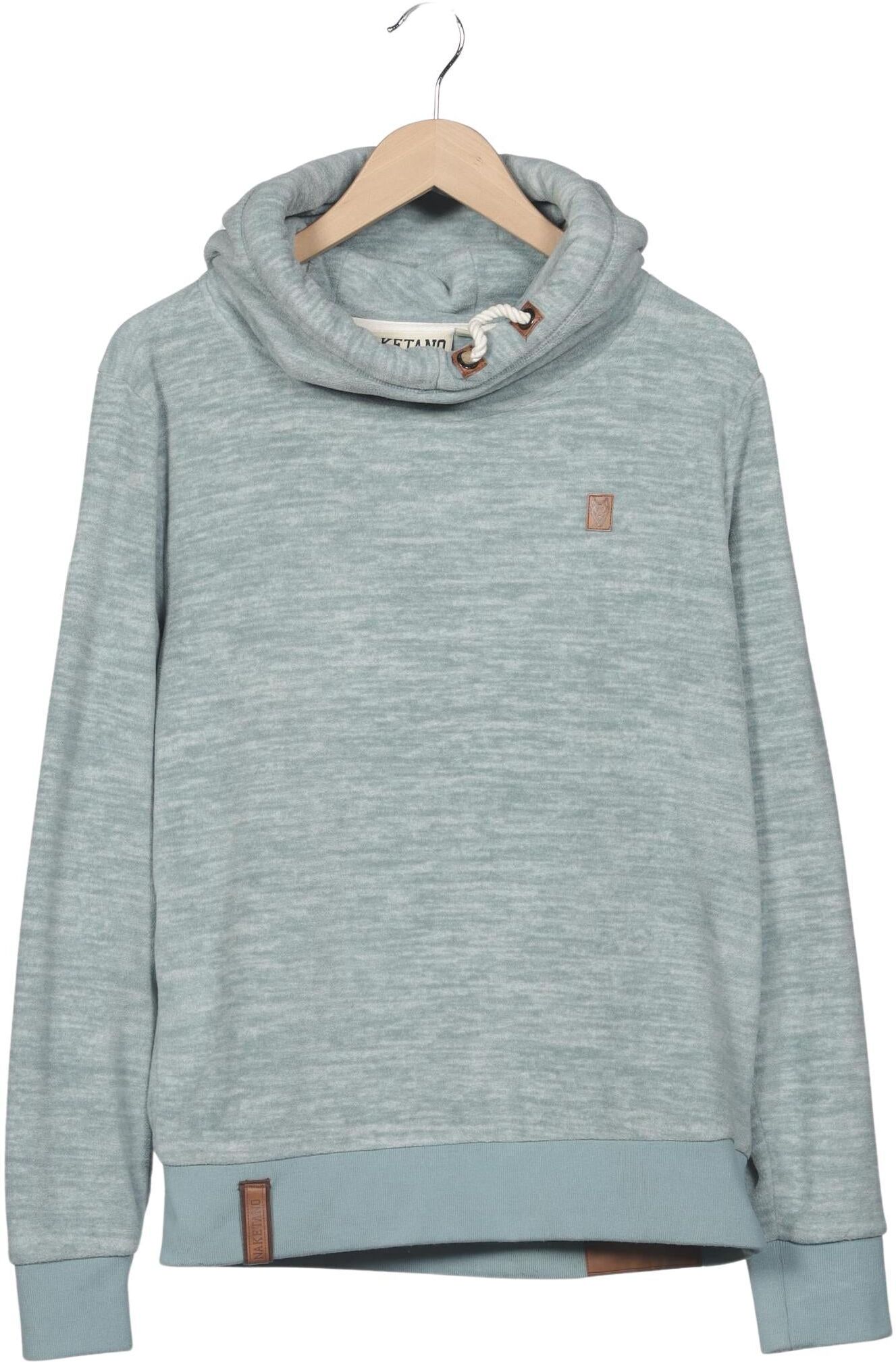 Naketano Herren Kapuzenpullover, Hellblau, Gr. M, Synthetik - Second Hand
