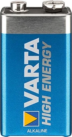 Batterie Alkaline, E-Block, 6LR61, 9V Longlife Power, Retail Blister (2-Pack)