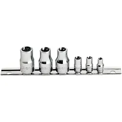 Facom, Steckschlüssel + Stecknuss, Torx Bits 6teilig
