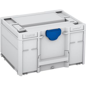Tanos Werkzeugkoffer Systainer³ M 237, lichtgrau, leer, Kunststoff Klappkoffer