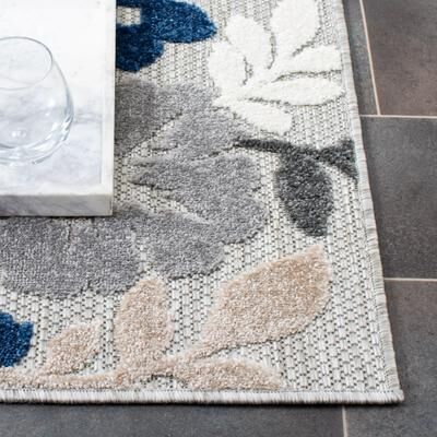 SAFAVIEH Cabana Avia Indoor/ Outdoor Waterproof Patio Floral Rug
