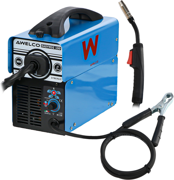 Awelco EASYMIG 100 - Poste à souder Inverter (MIG) -  Pour soudage sans gaz
