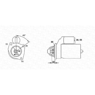MAGNETI MARELLI Starter 063280040010
