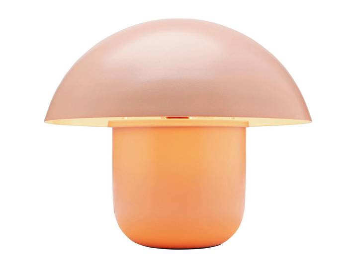 Kare-Design Tischleuchte Mushroom, Rosa, Metall, Pilz, 29x27x29 cm, Lampen & Leuchten, Innenbeleuchtung, Tischlampen, Tischlampen