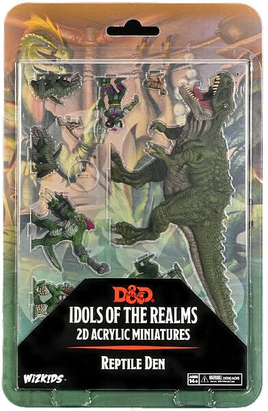 WizKids Dungeons & Dragons Idols of the Realms 2D Acrylic Miniatures Scales & Tails-Reptile Den (Diversen) Nieuw