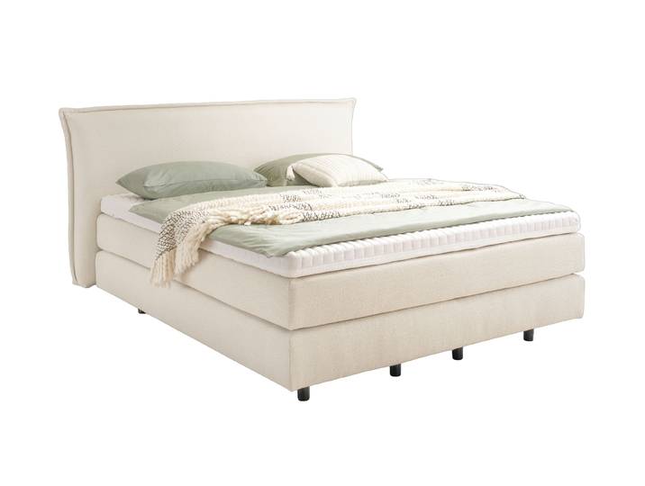 Mondo Boxspringbett Barell Elfenbein 180 x 200 cm