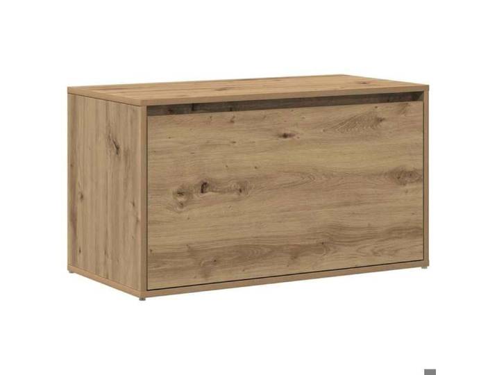 Remise Banquette coffre - Brun - Banc d'entrée - 80x40x45cm - chêne artisanal - bois d'ingénierie_rik86l