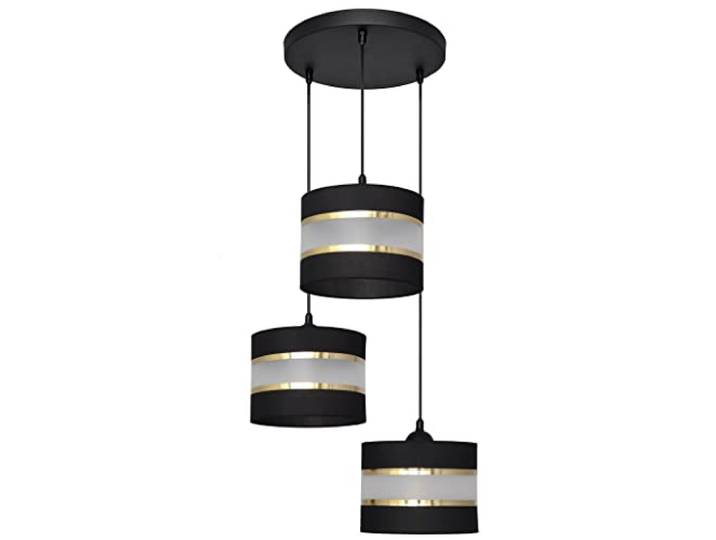 Helam HELEN Cluster Pendelleuchte Schwarz, Gold 35cm